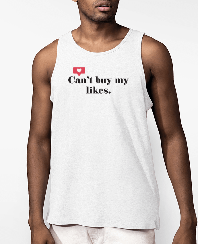Débardeur Homme Can't buy my likes Par tunetoo