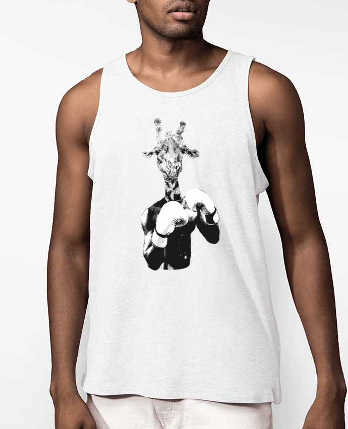 Débardeur Homme Girafe boxe Par justsayin
