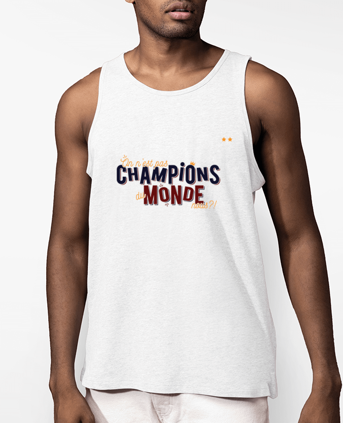 Débardeur Homme Bio CHAMPIONS DU MONDE Par PTIT MYTHO