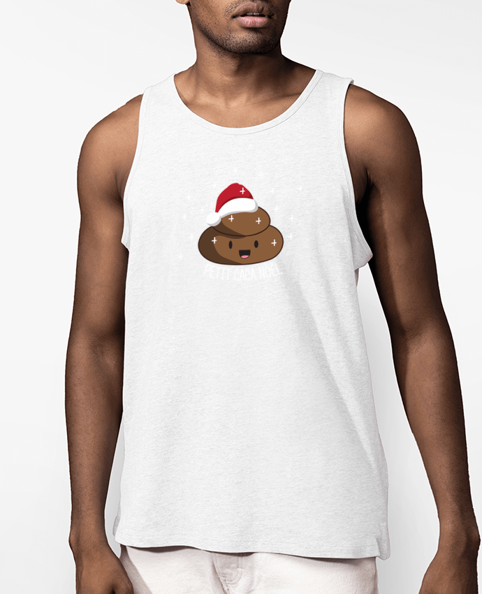 Débardeur Homme Petit caca noël Par tunetoo