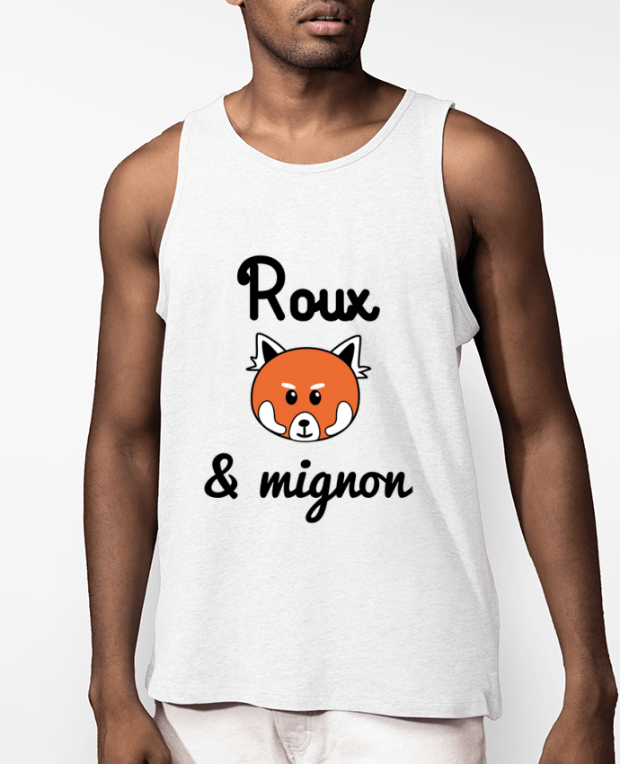 Débardeur Homme Roux & Mignon, Panda roux Par Benichan