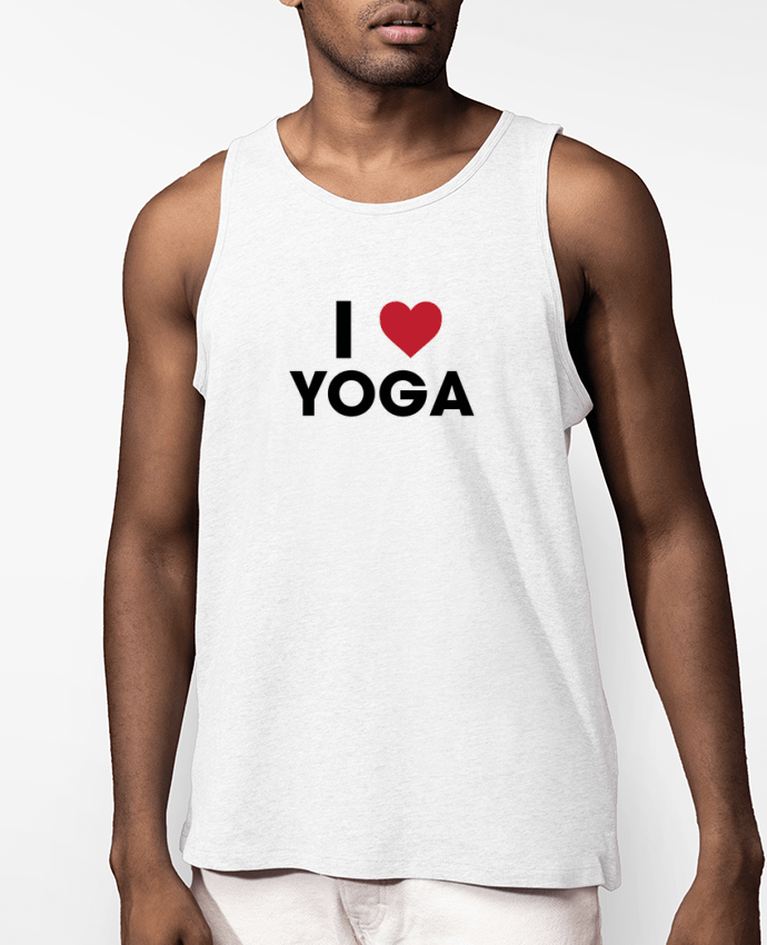 Débardeur Homme I love yoga Par tunetoo