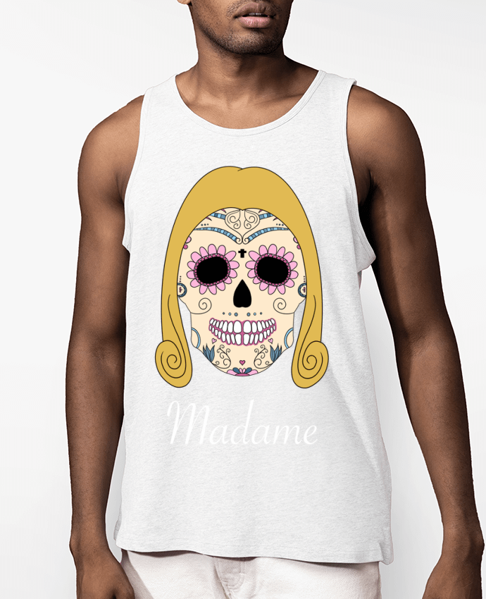 Débardeur Homme Calavera Madame Par Mx ARTificiel