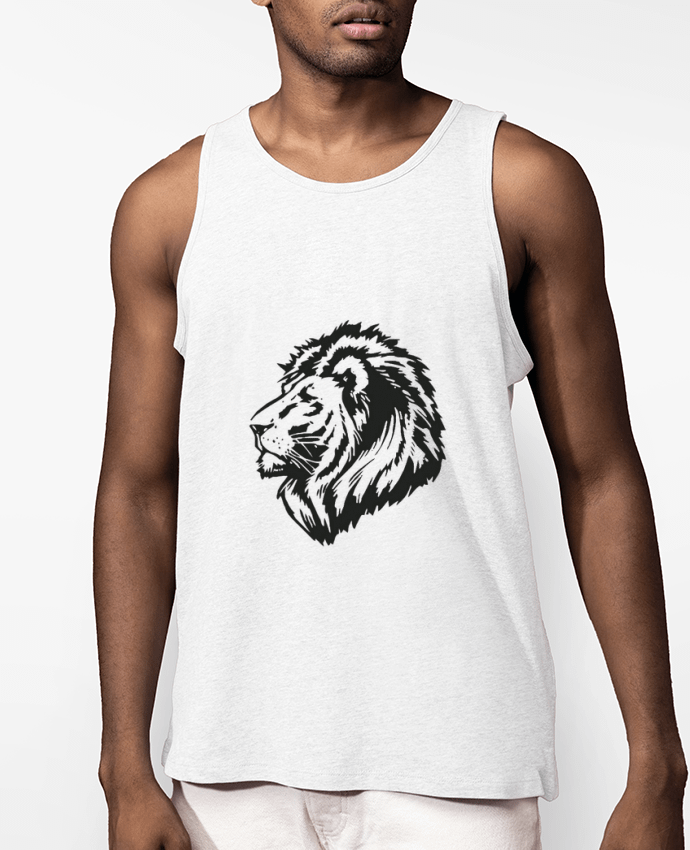 Débardeur Homme Proud Tribal Lion Par Eleana