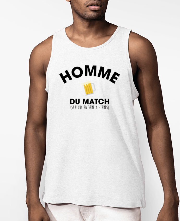 Débardeur Homme Homme du match - Bière Par tunetoo