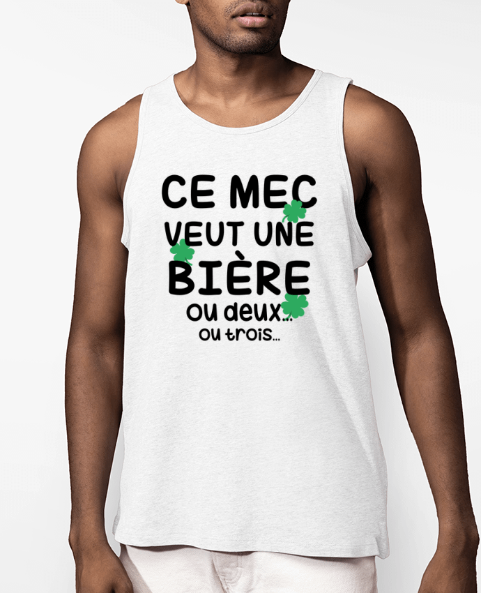 Débardeur Homme Ce mec veut une bière ! Par tunetoo