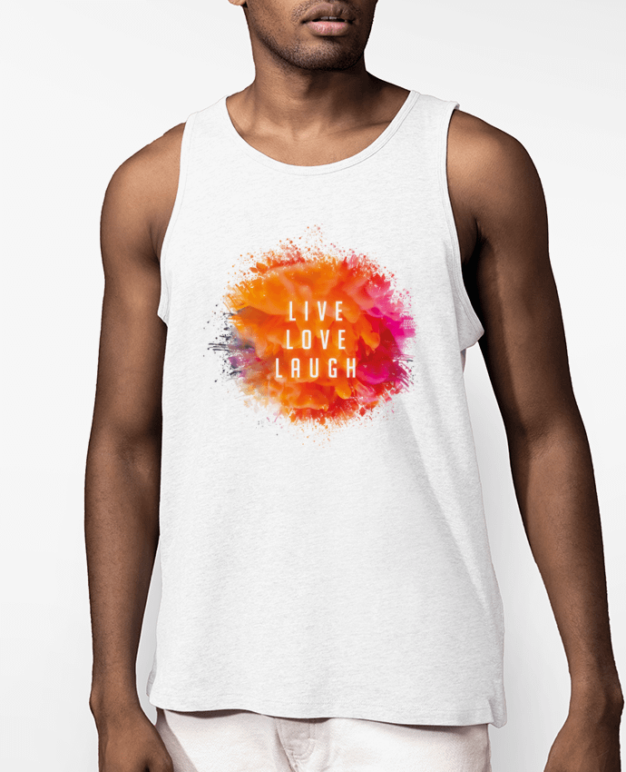 Débardeur Homme Live Love Laugh Par Sonia Diao