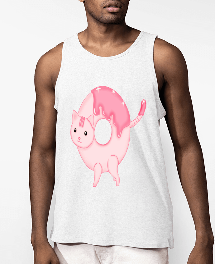 Débardeur Homme Tasty Donut Cat Par Thesoulofthedevil