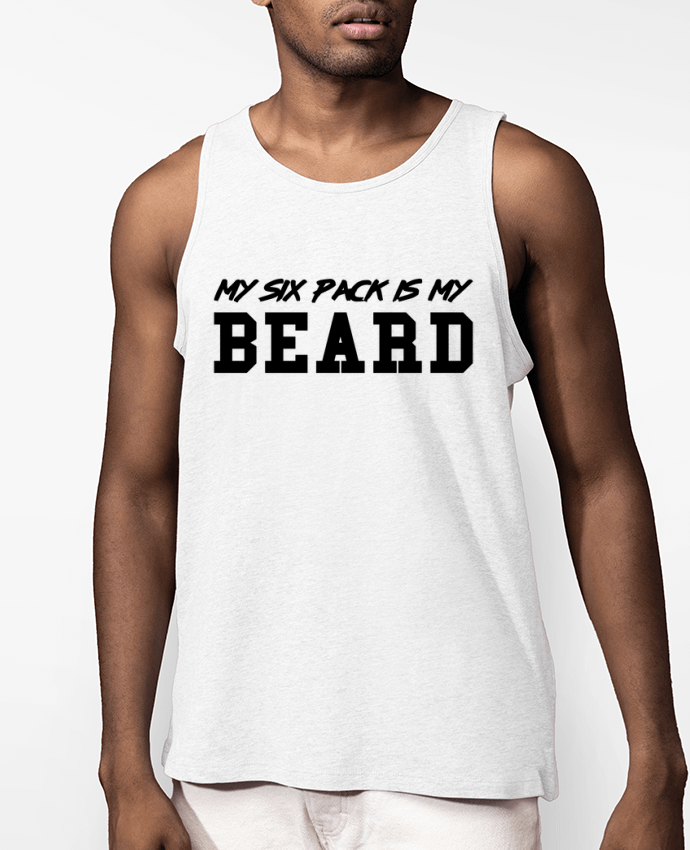 Débardeur Homme My six pack is my beard Par tunetoo