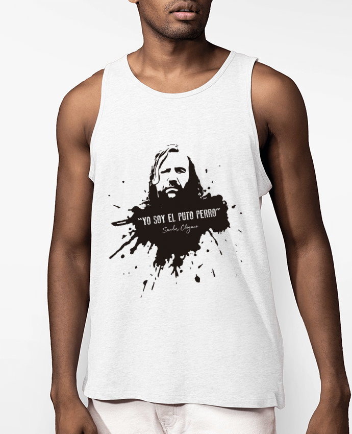 Débardeur Homme Bio El Puto Perro Sandor Clegane Par Soul Dragon