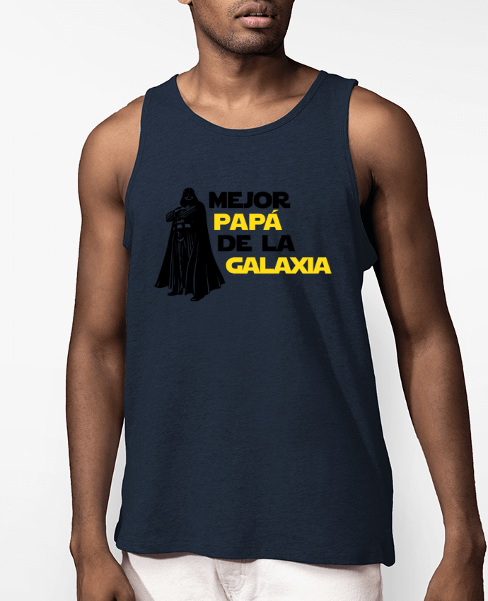 Débardeur Homme Mejor papa de la galaxia Par tunetoo