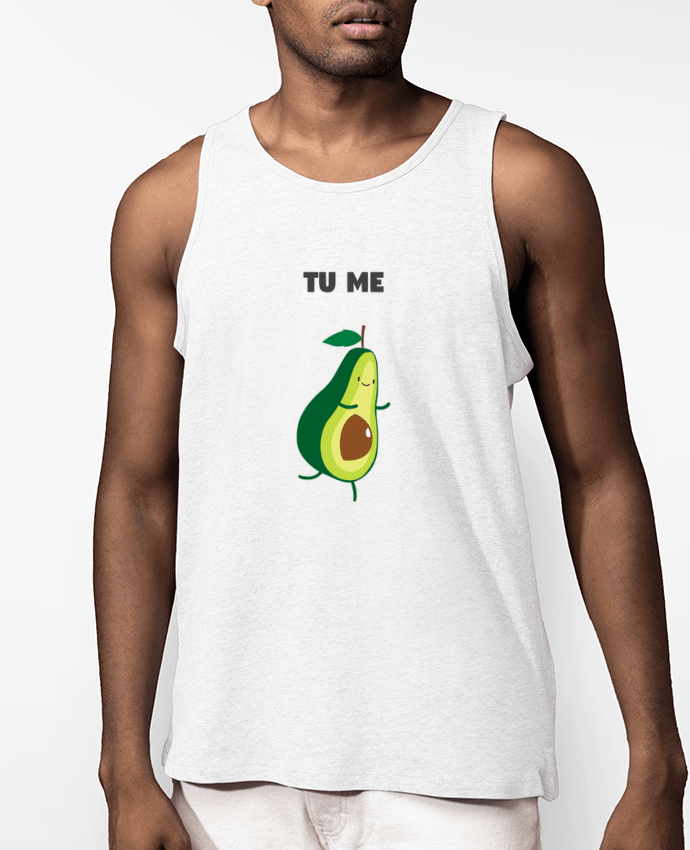 Débardeur Homme Tu me completas - Avocado Par tunetoo