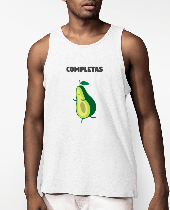 Débardeur Homme Tu me completas - Avocado Par tunetoo