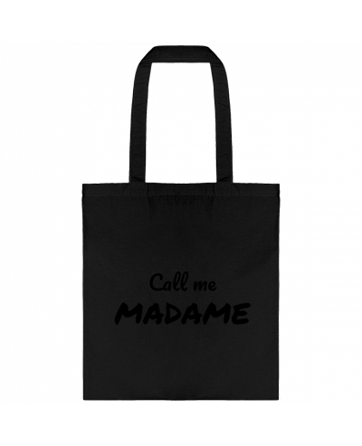 Tote-bag Call me MADAME par Madame Loé