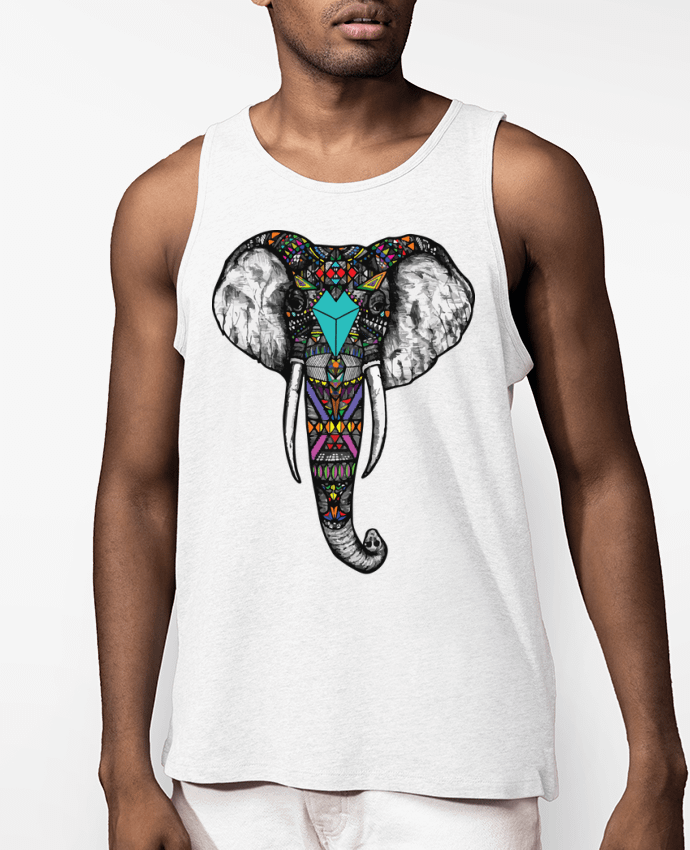 Débardeur Homme Éléphant indien Par jorrie