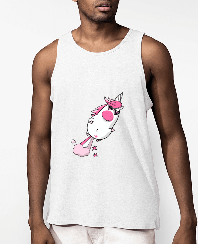 Débardeur Homme Licorne à propulsion naturelle - version 2 Par TOMI AX