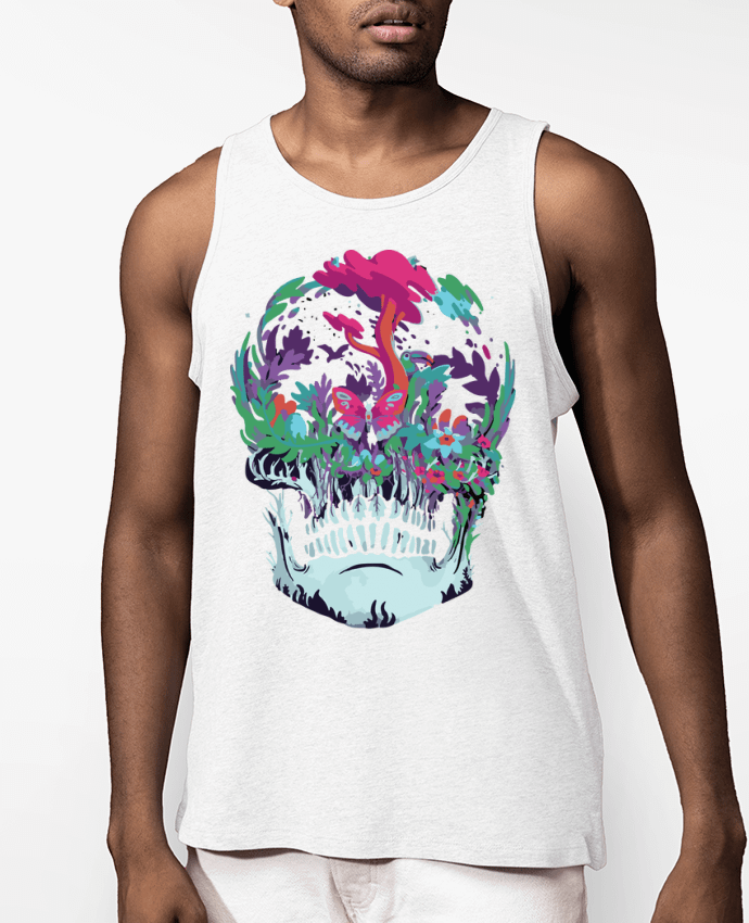 Débardeur Homme Skull nature Par jorrie