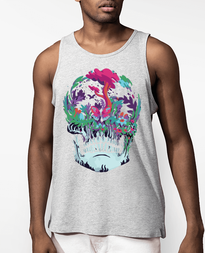 Débardeur Homme Skull nature Par jorrie