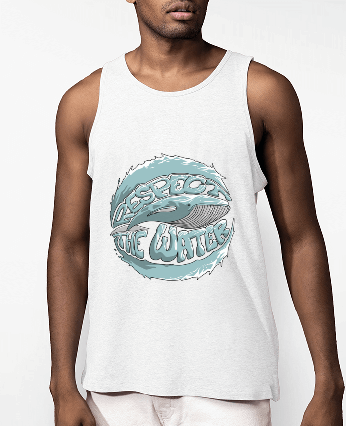 Débardeur Homme REspect the Water - Whale Par TOMI AX