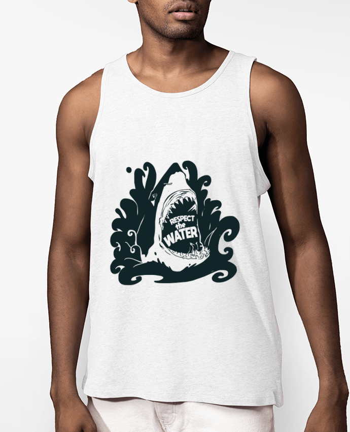 Débardeur Homme Respect the Water - Shark Par TOMI AX