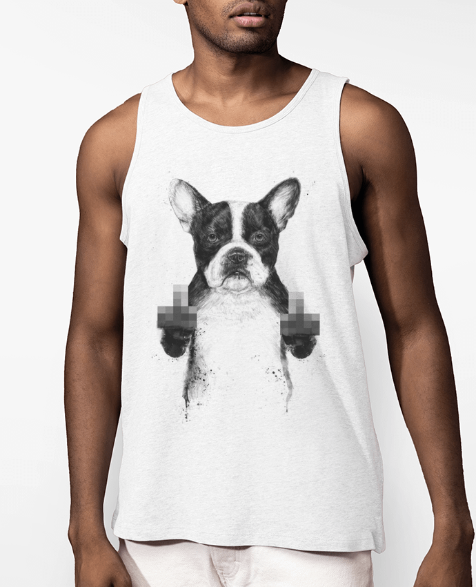 Débardeur Homme Censored dog Par Balàzs Solti