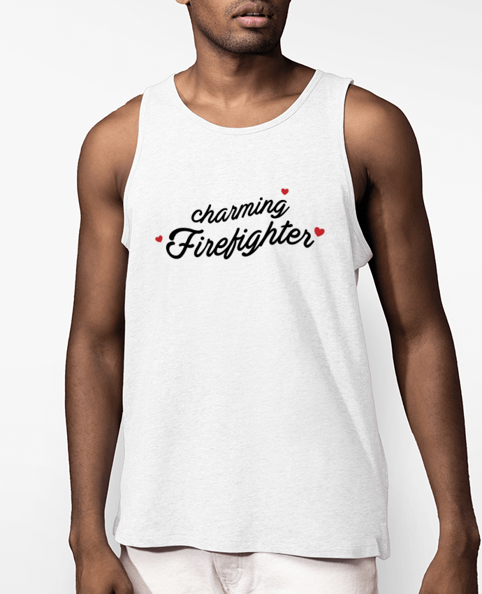 Débardeur Homme Charming firefighter Par tunetoo