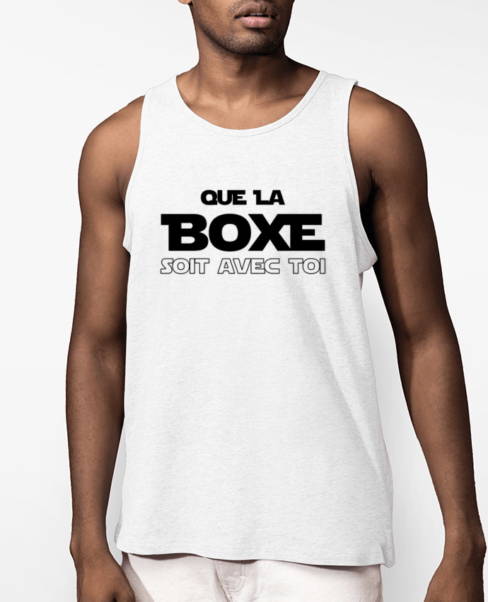 Débardeur Homme Que la boxe soit avec toi Par tunetoo