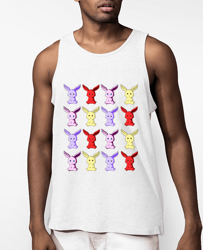 Débardeur Homme Conejitos de Colores Par MaaxLoL