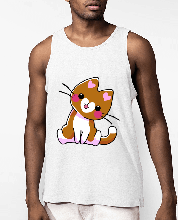 Débardeur Homme Gatito Corazón Par MaaxLoL