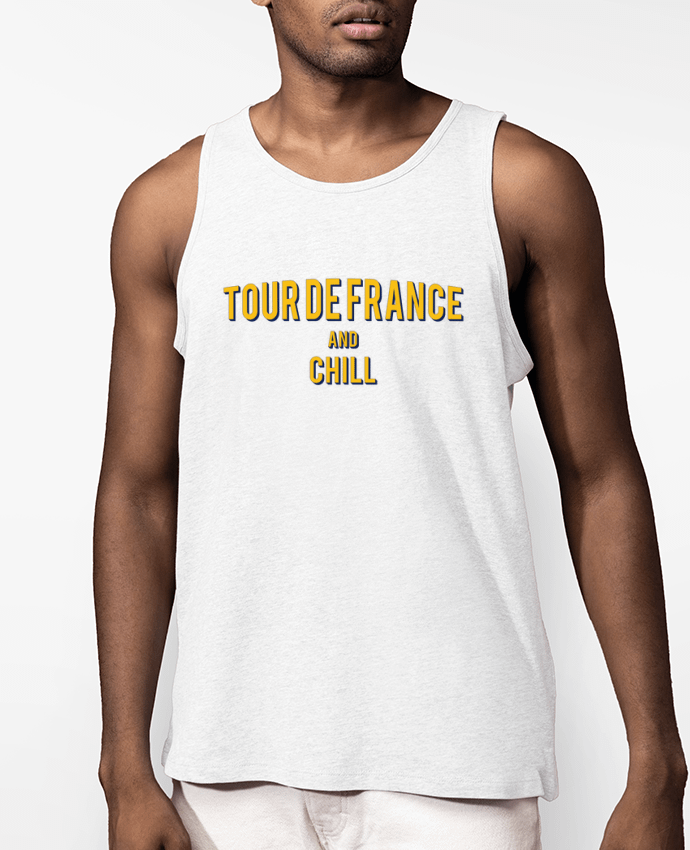 Débardeur Homme Tour de France and Chill Par tunetoo