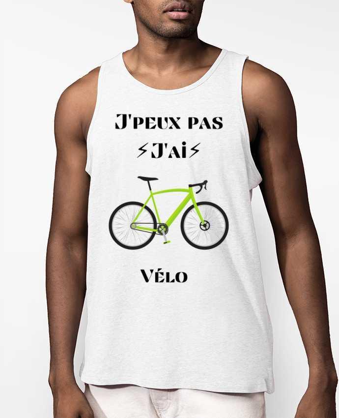 Débardeur Homme J'peux pas j'ai vélo Par Maka shop