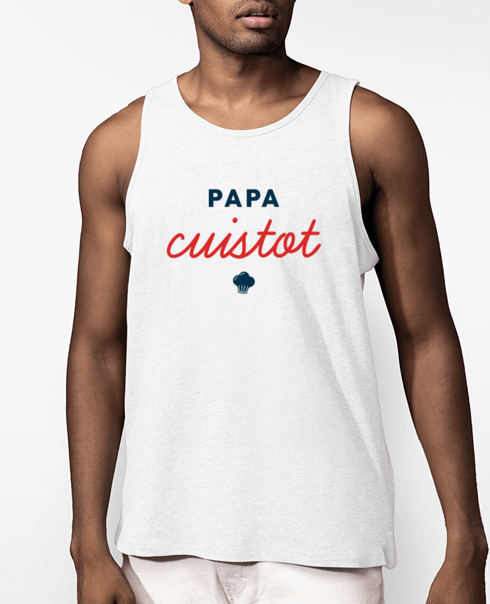 Débardeur Homme Papa cuistot Par tunetoo