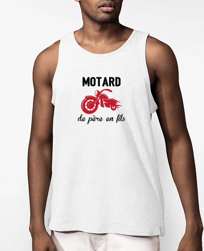 Débardeur Homme Motard de père en fils Par tunetoo