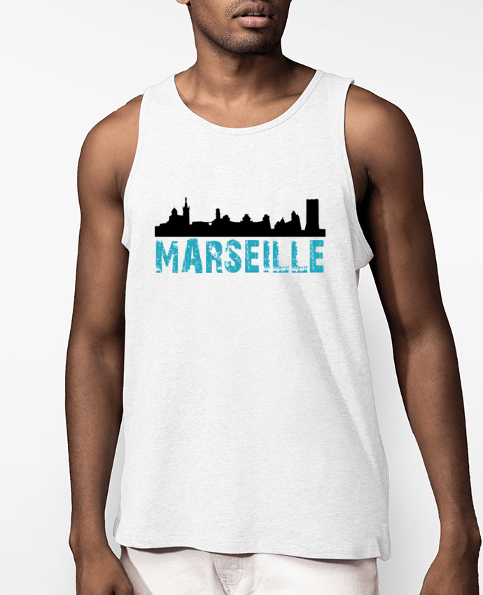 Débardeur Homme Marseille Line Noir Par JYR Studios