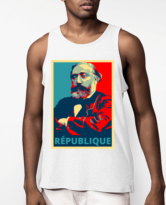Débardeur Homme Léon Gambetta - République Par Hémipléjik