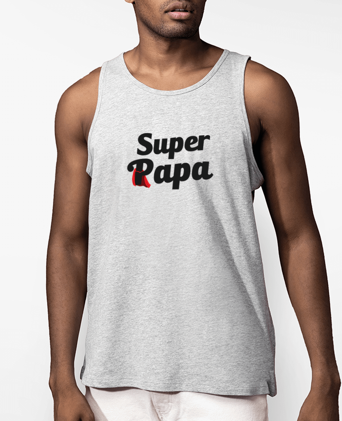 Débardeur Homme Super Papa Par tunetoo