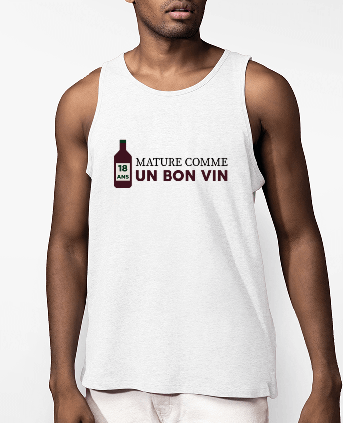 Débardeur Homme 18 ans mature comme un bon vin - Anniversaire Par tunetoo