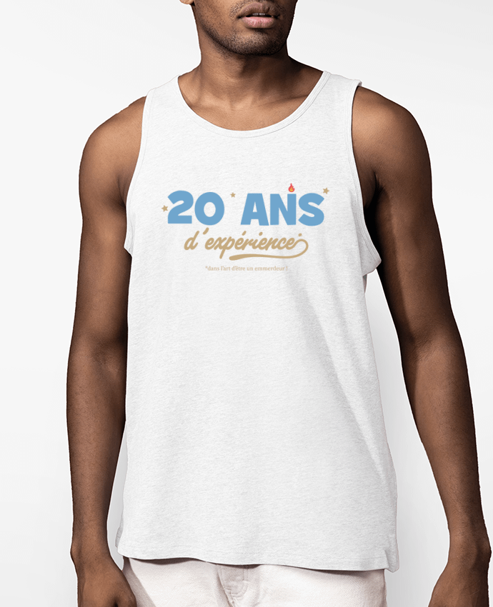 Débardeur Homme 20 ans d'expérience - Anniversaire Par tunetoo