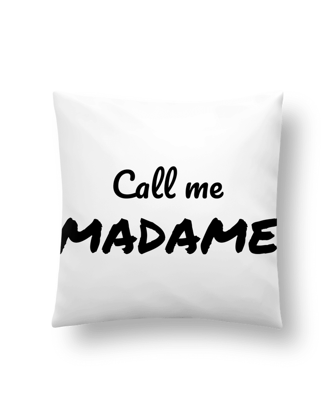 Cushion synthetic soft 45 x 45 cm Call me MADAME by Madame Loé
