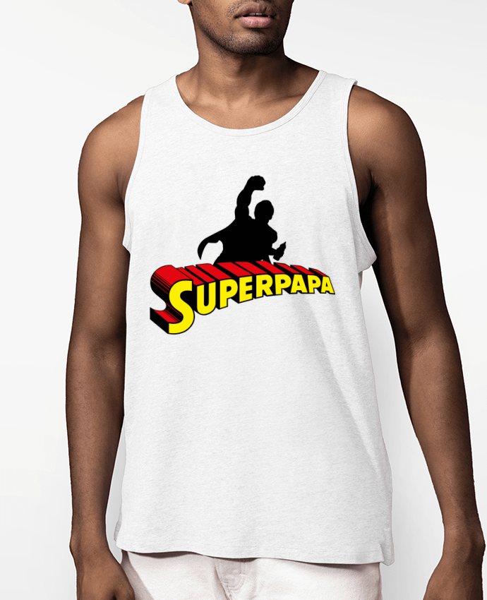 Débardeur Homme Super Papa.  Super Dad. Súper Papá Par KUKYS