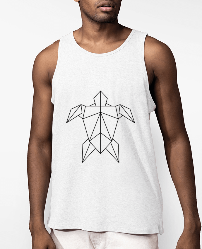 Débardeur Homme tortue géométrique Par /wait-design