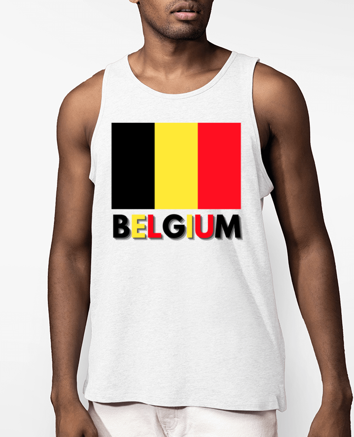 Débardeur Homme Drapeau Belgium Par Anastasia