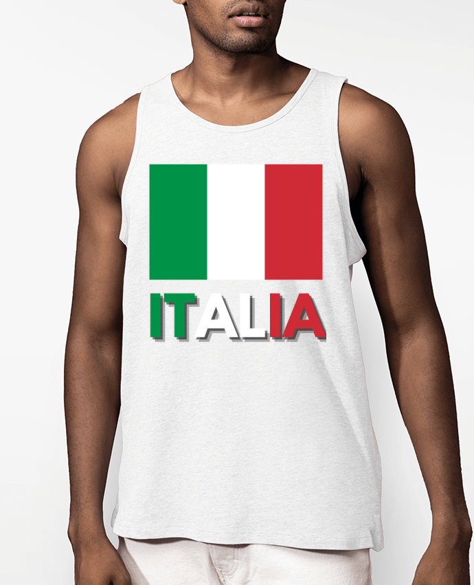 Débardeur Homme Drapeau Italie Par Anastasia