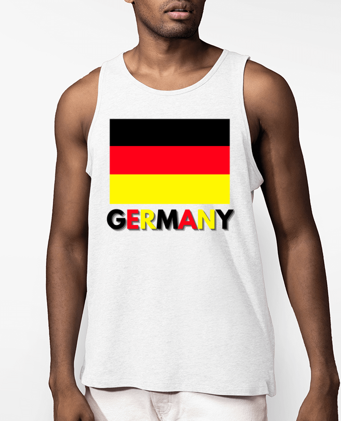Débardeur Homme Drapeau Allemagne Par Anastasia