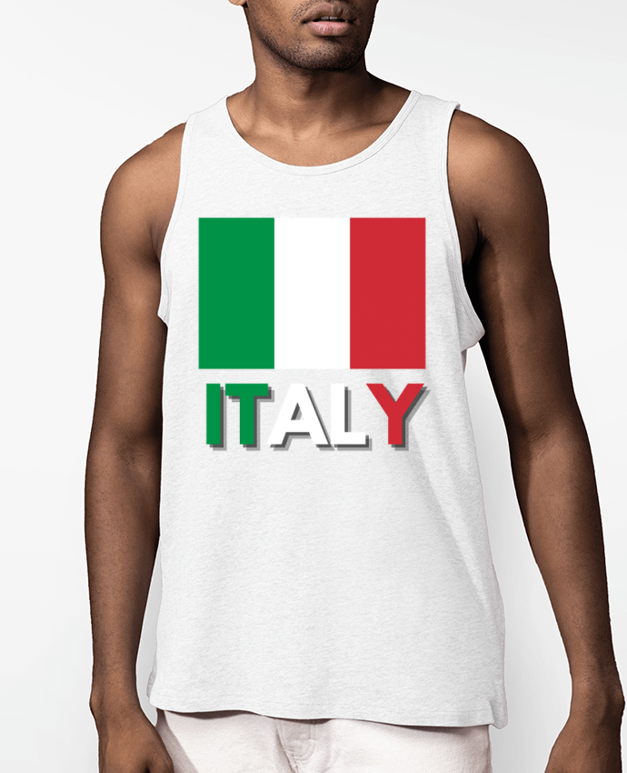 Débardeur Homme Drapeau Italie Par Anastasia