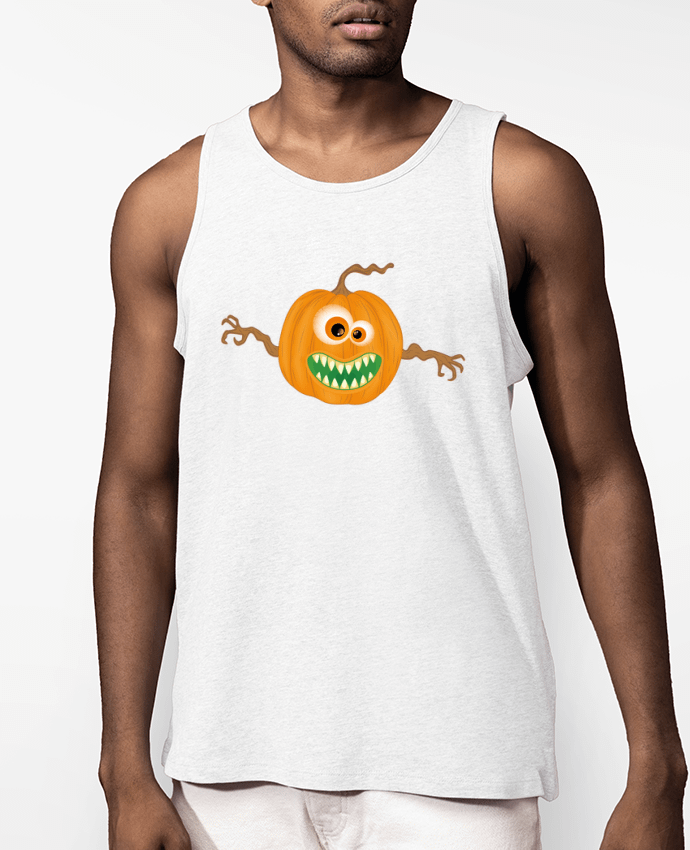 Débardeur Homme Monstre citrouille halloween Par Lumagayo