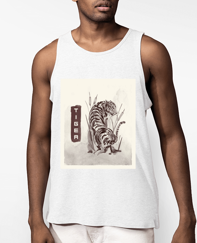 Débardeur Homme Tiger Par SilG