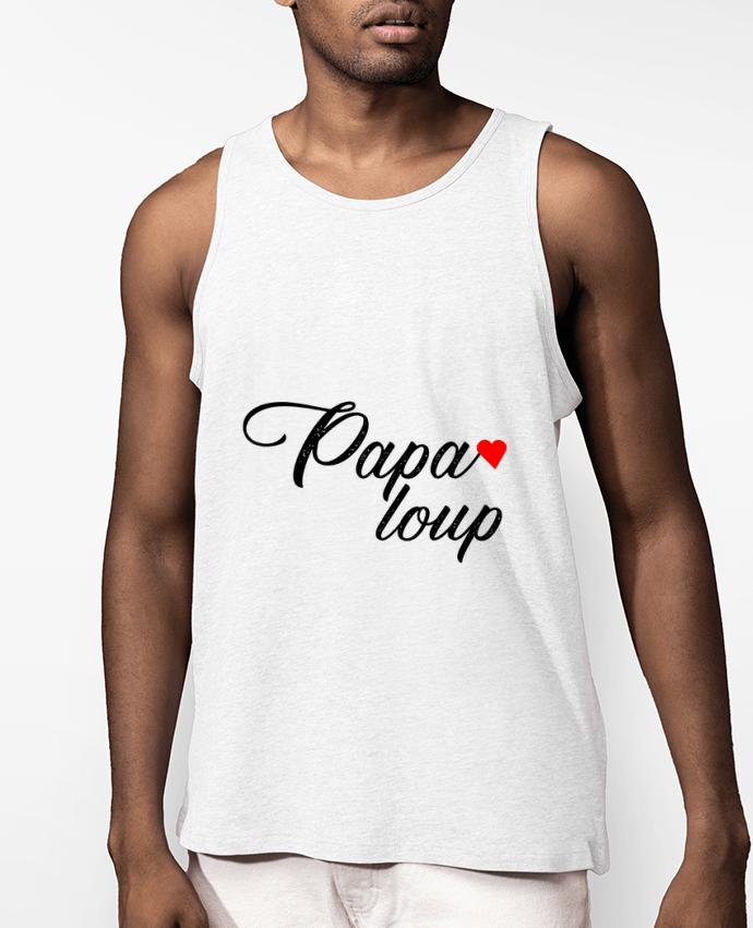 Débardeur Homme papa loup Par Tosca_33