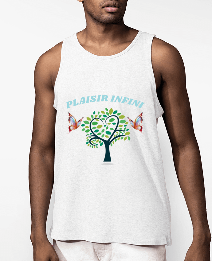 Débardeur Homme L'arbre de coeur et les papillons PLAISIR INFINI Par PLAISIR INFINI