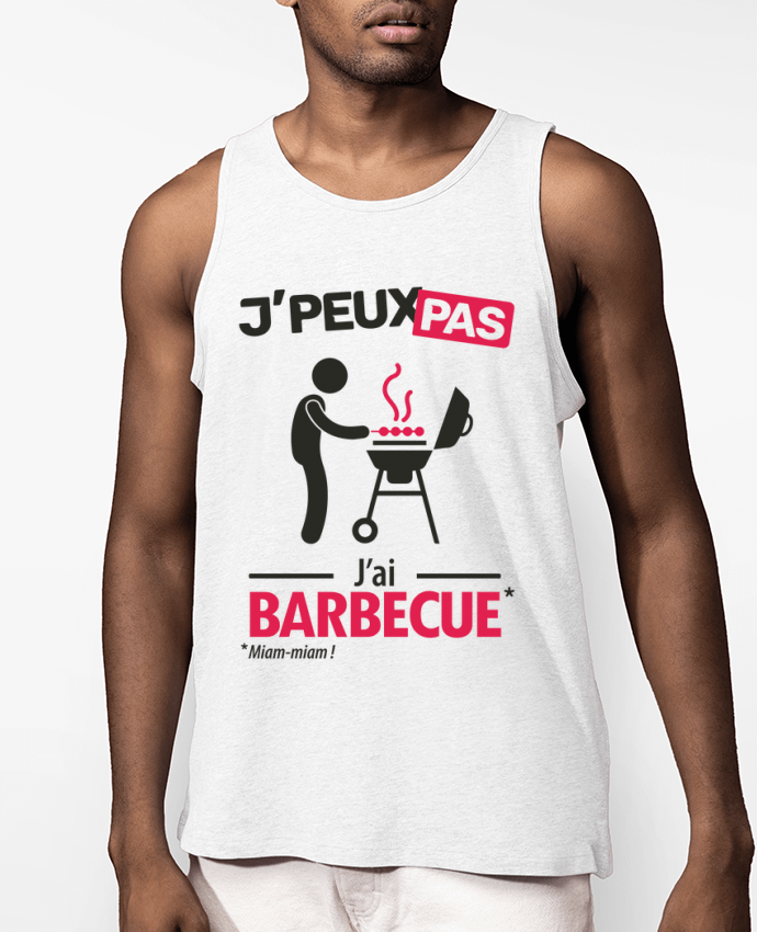 Débardeur Homme J'peux pas j'ai barbecue ! Par LilouZen